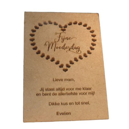 Moederdagkaart van MDF